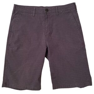 𝅺HURLEY Horizontal Stripes Gray Shorts Men Size 30